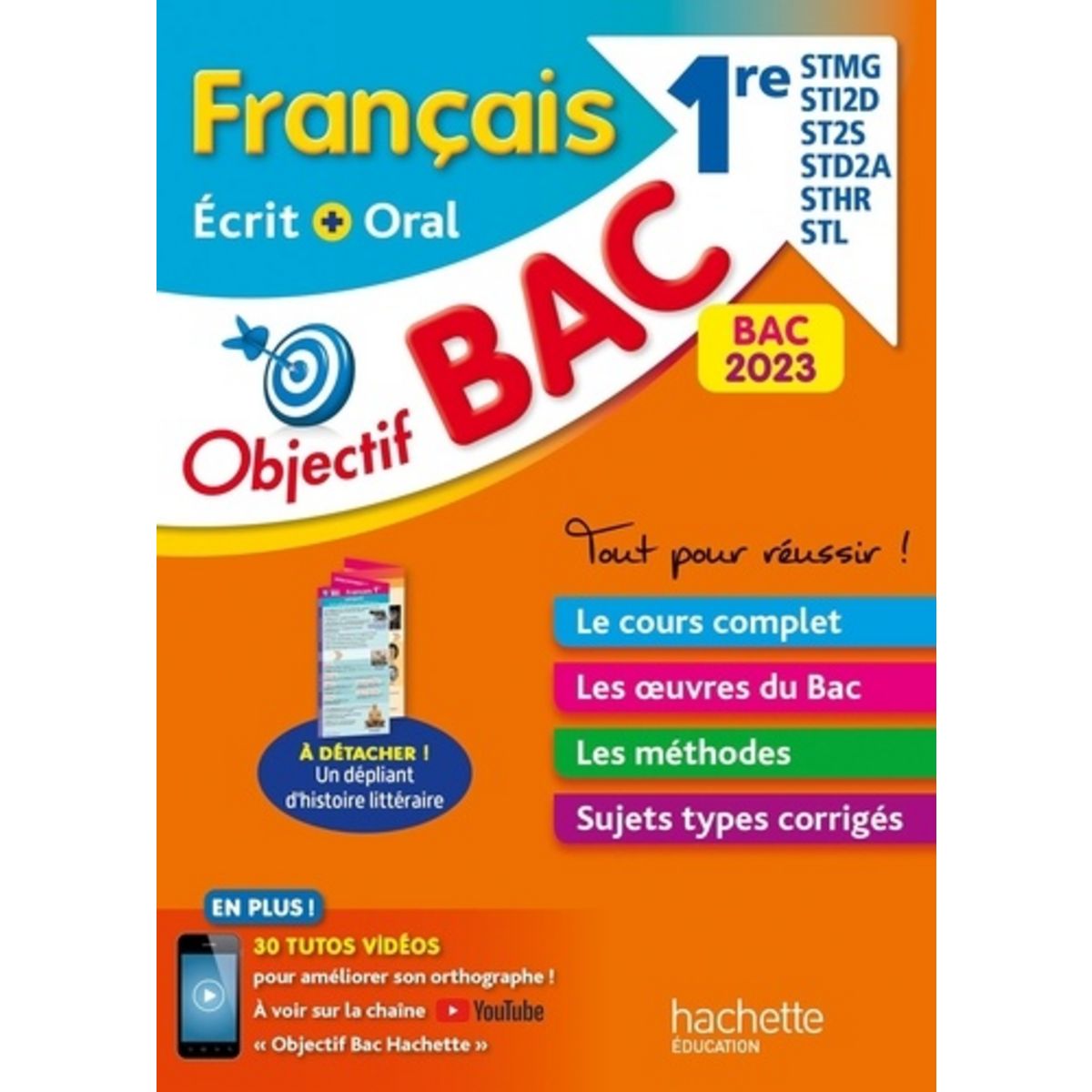 Bac Français Stmg Oral Nombre De Texte 2023 FRANCAIS ECRIT + ORAL 1RE STMG - STI2D - ST2S - STD2A - STHR - STL. EDITION  2023, Pinçon Amélie pas cher - Auchan.fr