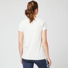 IN EXTENSO T-shirt manches courtes uni blanc femme (Ecru)