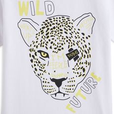 IN EXTENSO T-shirt manches courtes tigre garçon (blanc)