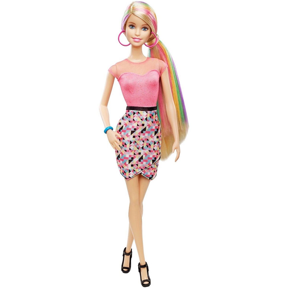 Barbie - Ultra Chevelure - Arc-en-ciel -Tête à coiffer de luxe