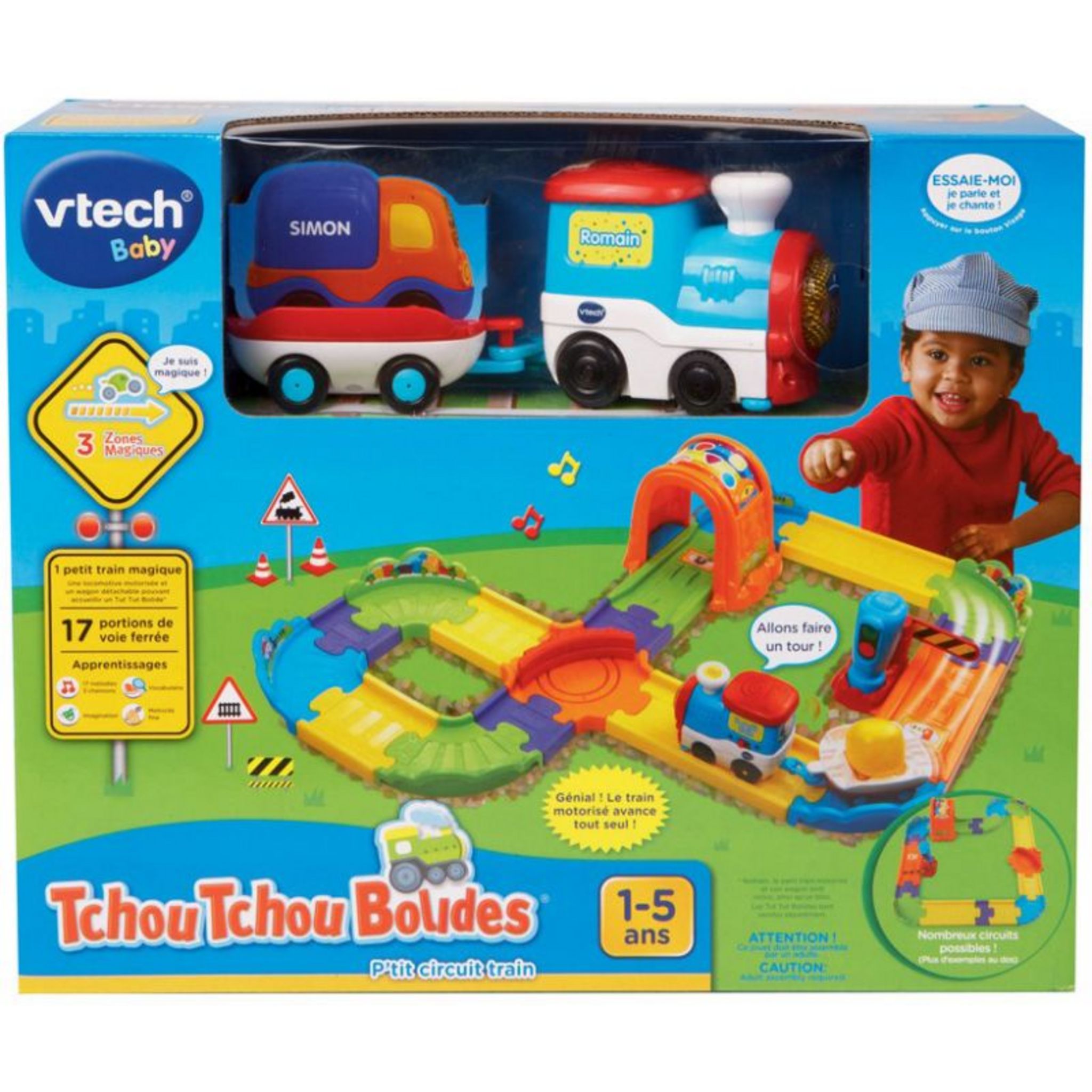 VTECH - TUT TUT BOLIDES P'Tit Circuit Train - Cdiscount Jeux - Jouets