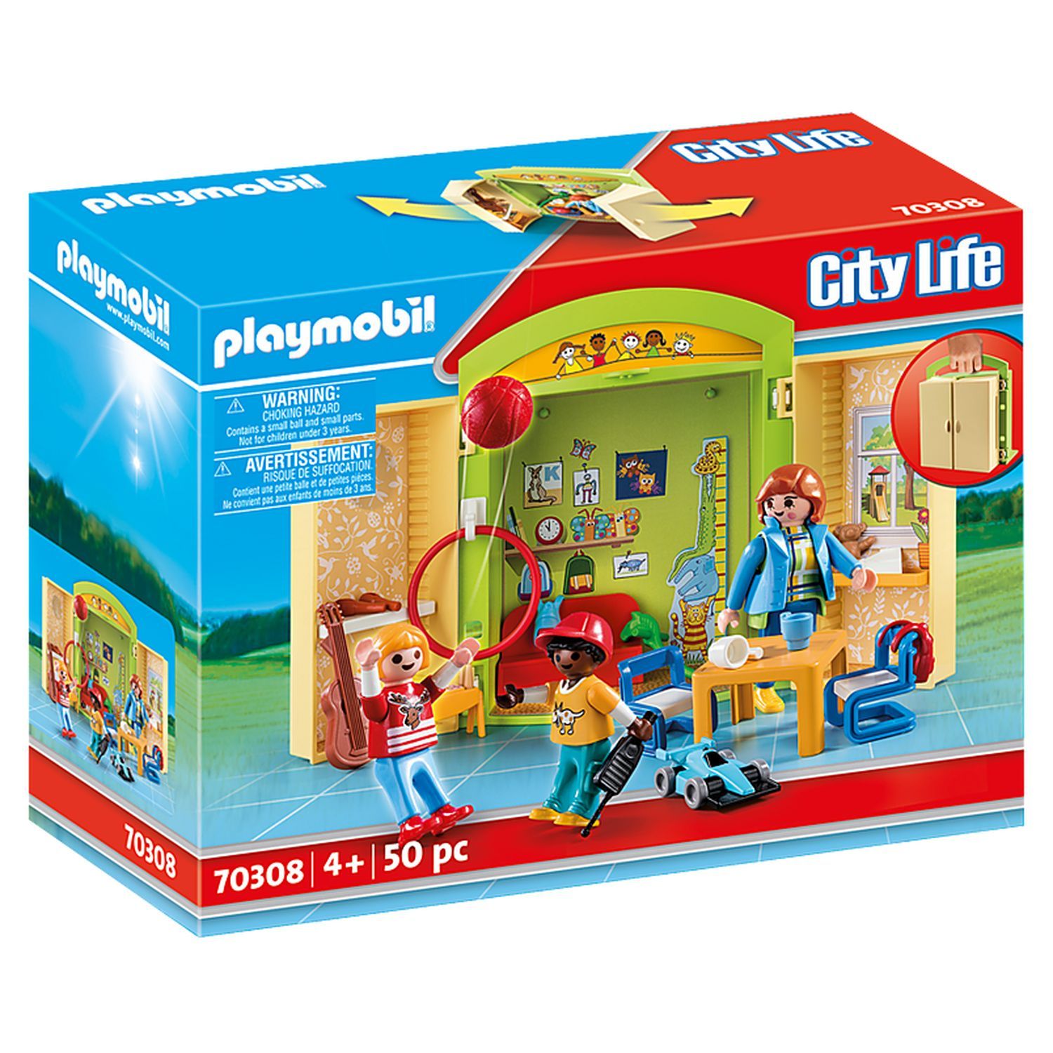 PLAYMOBIL City Life - Salle de classe à emporter, Jouets de