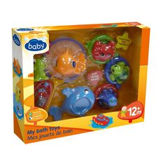 Baby Coffret Mes Jouets De Bain Des 12 Mois Pas Cher A Prix Auchan