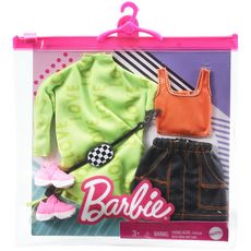 MATTEL Set de 2 tenues pour poupée Barbie