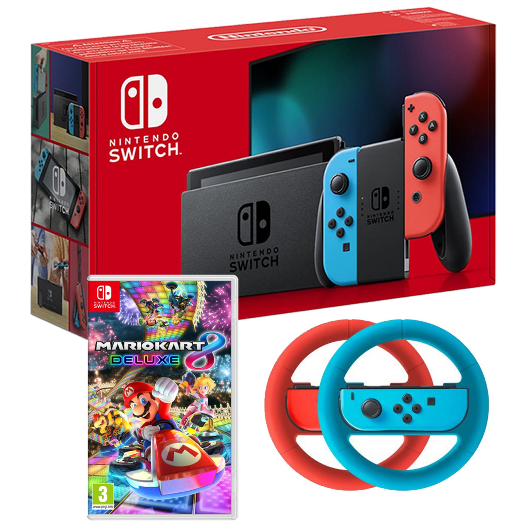 Auchan : Console Nintendo Switch + 4 jeux à 359,99 €