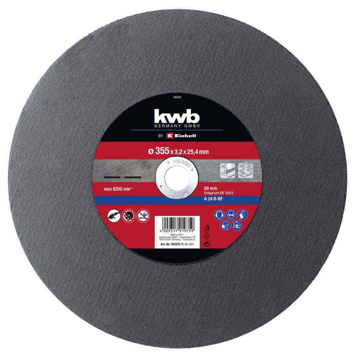 KWB Disque à tronçonner 355x25,4x3,2 mm