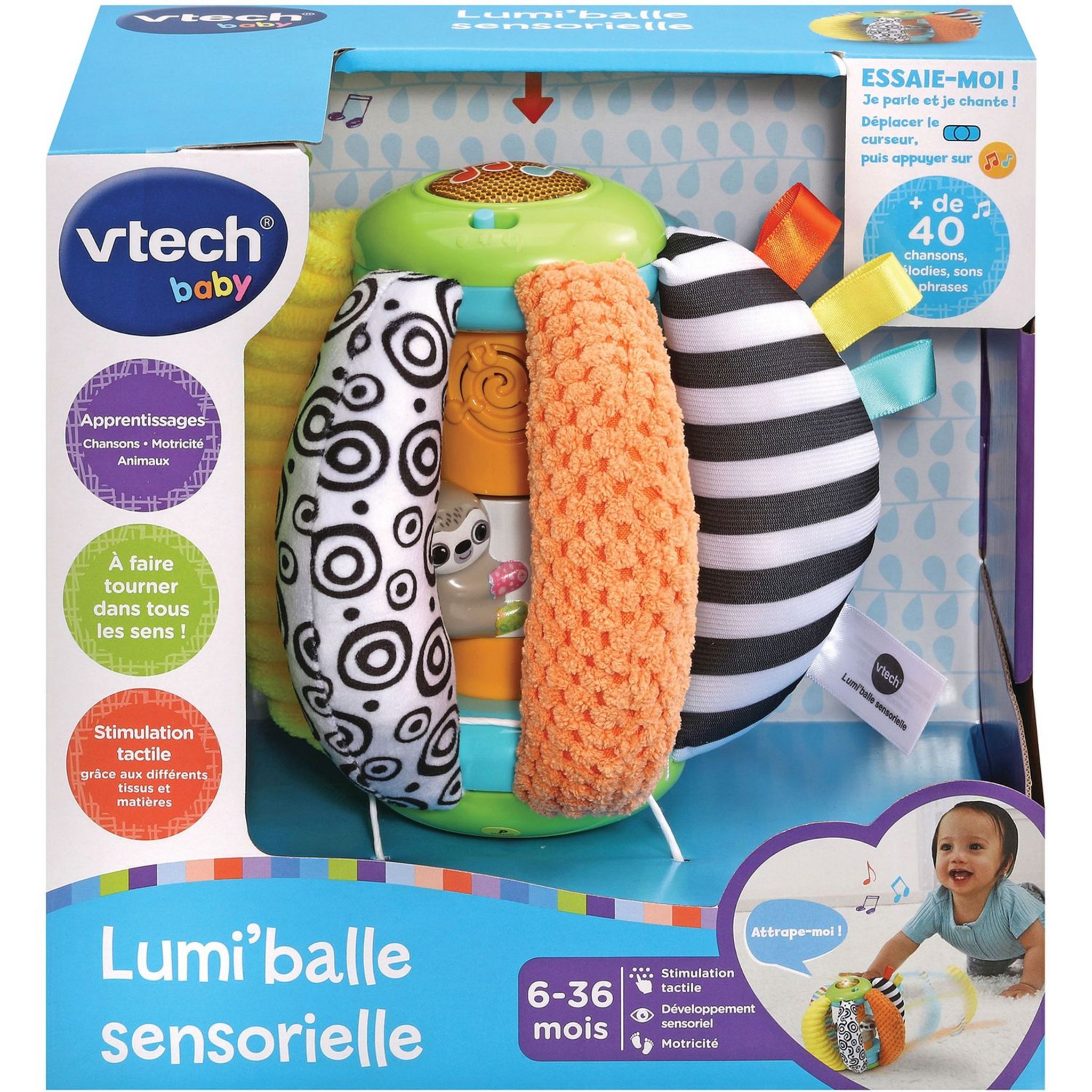 VTech – Tablette Sensorielle Des Baby Loulous, Tablette Bébé, Jouet Éveil –  6/36 Mois – Version FR : : Jeux et Jouets