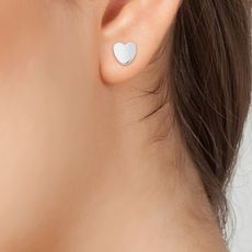 Boucles d'oreilles coeur par SC Bohème