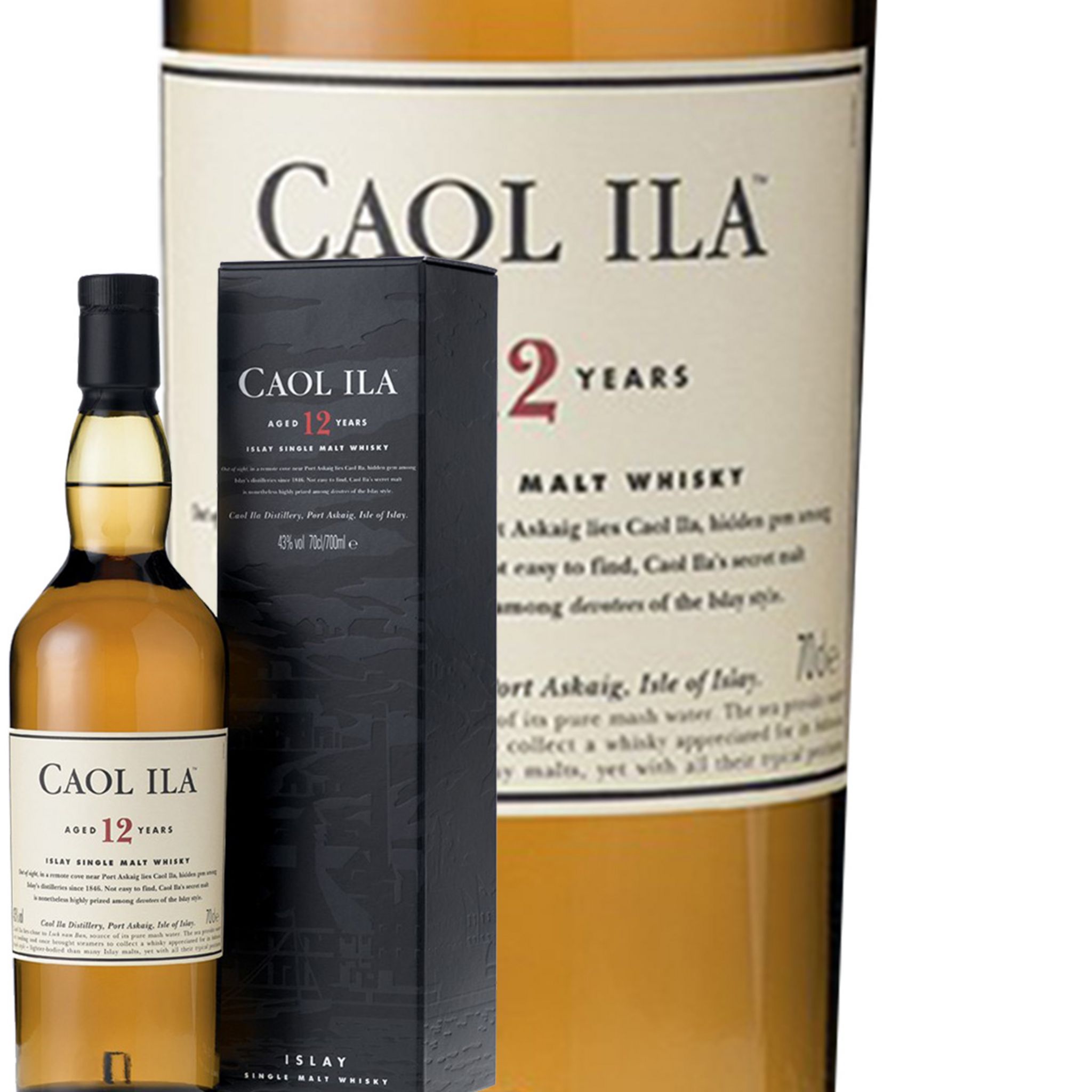 Caol Ila 12 ans flasque (70cl) - Achat / Vente Caol Ila 12 ans