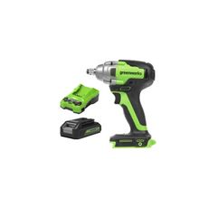 Pack GREENWORKS Boulonneuse à chocs 24V Brushless GD24IW400 - 1 batterie 2.0Ah - 1 chargeur