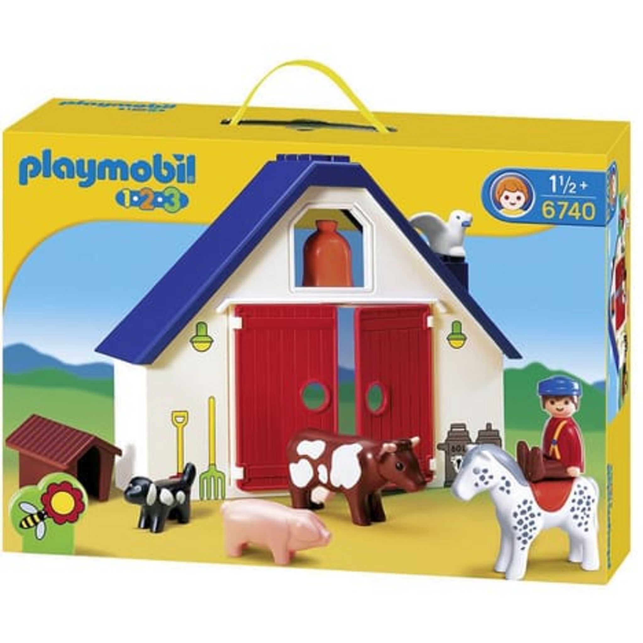 Playmobil chien et fermier - Playmobil