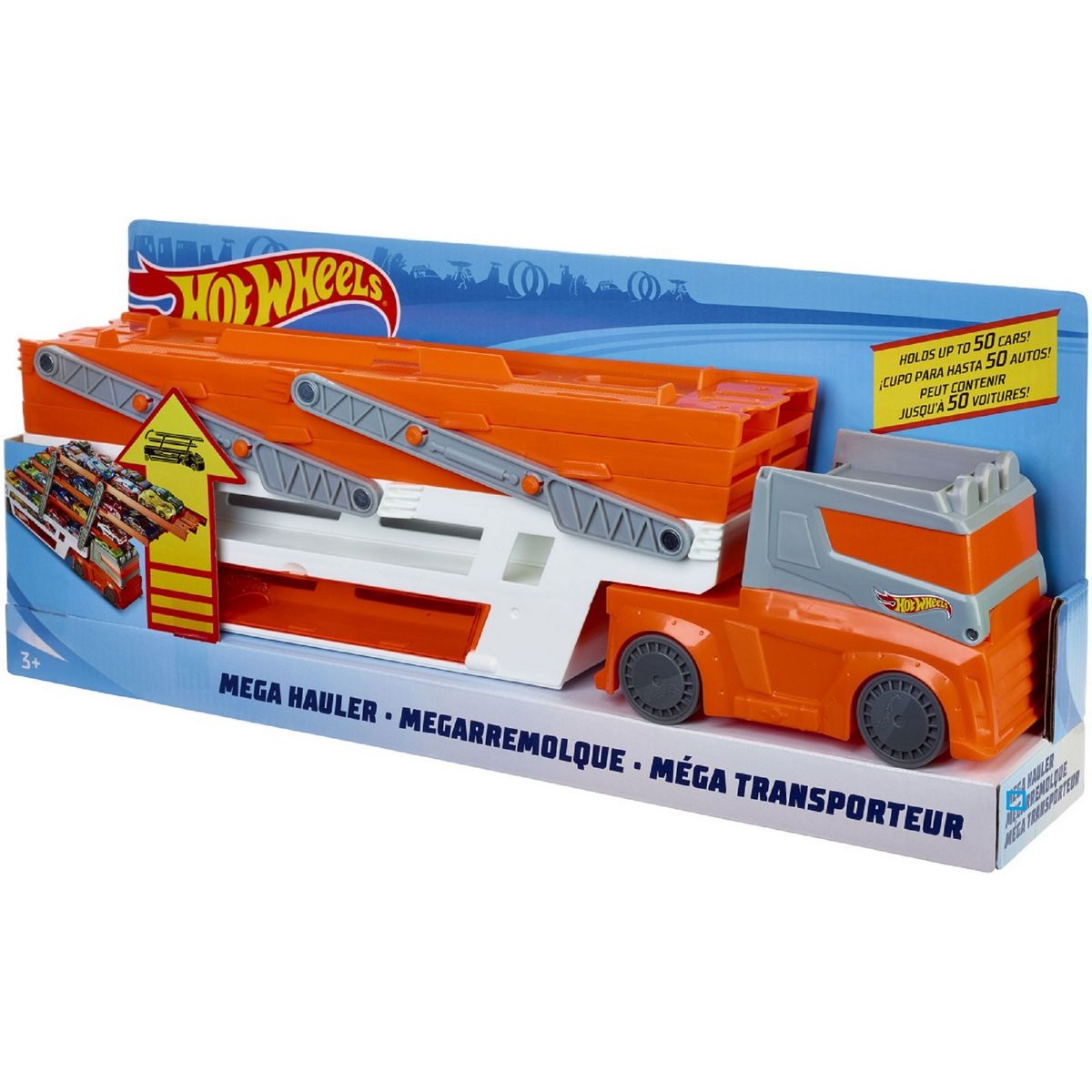 Hot Wheels - Mega Transporteur Petites Voitures 6 Étages 45 Cm au meilleur  prix