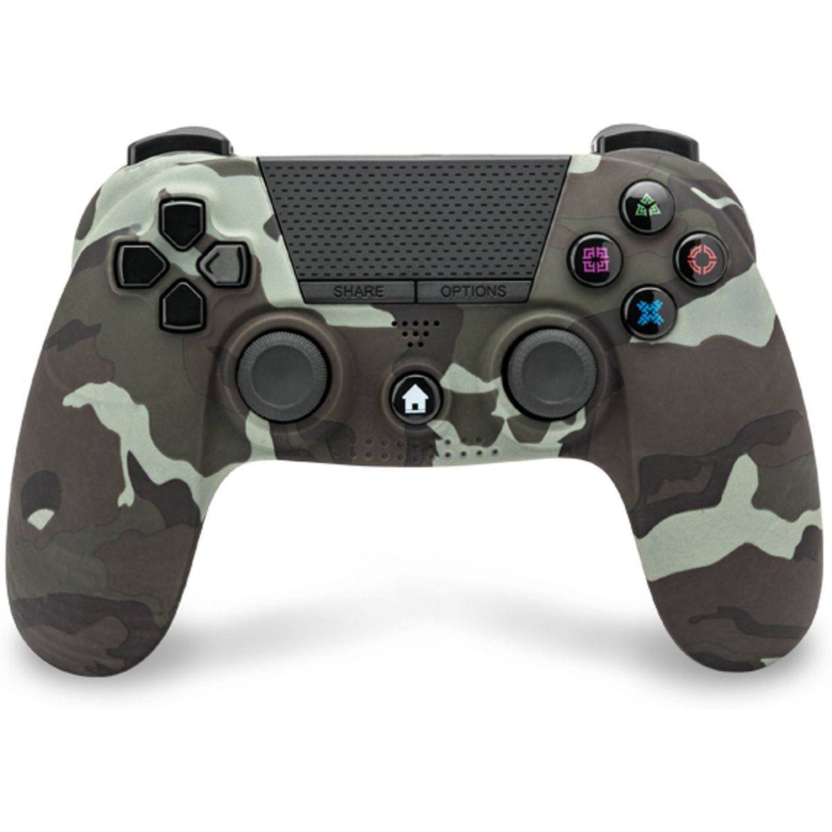 Manette Sans Fil Camouflage Vert Officielle PS4 pas cher 