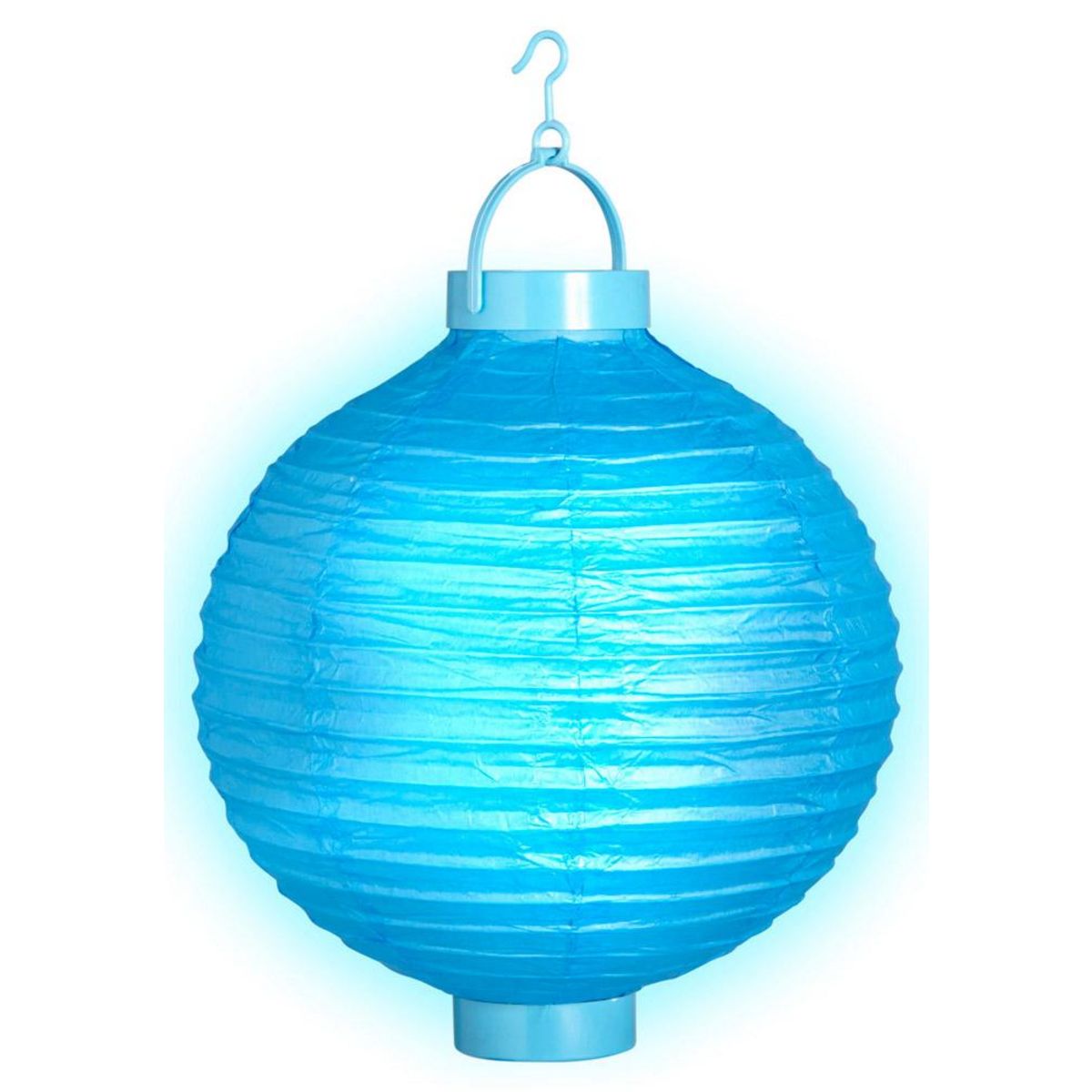 WIDMANN Lampion à LED 30 cm - Turquoise