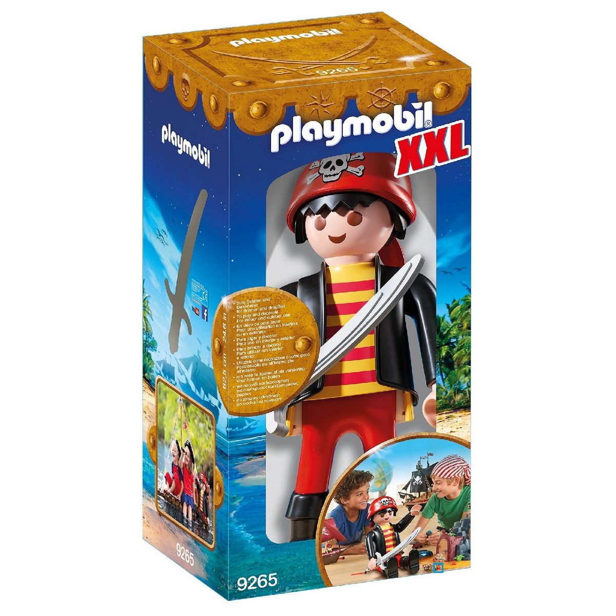 playmobil - géant xxl - pirate géant 65 cm - 2000-aujourd'hui