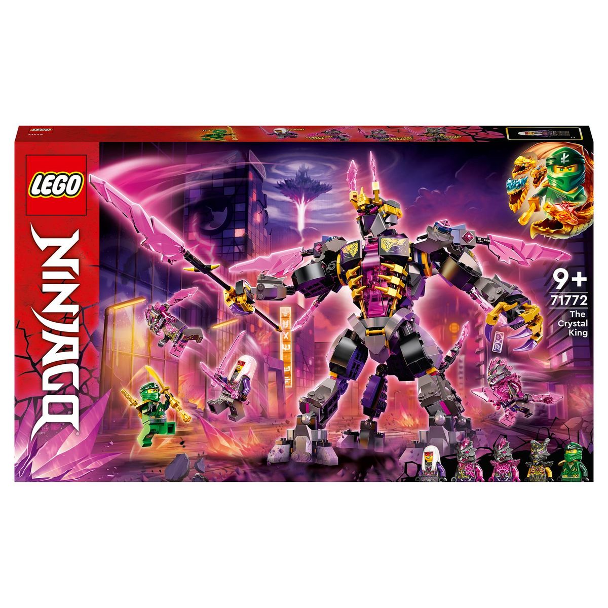 LEGO Ninjago 71772 Le Roi de Cristal, Ensemble avec Figurines, dont Lloyd, pour Enfants