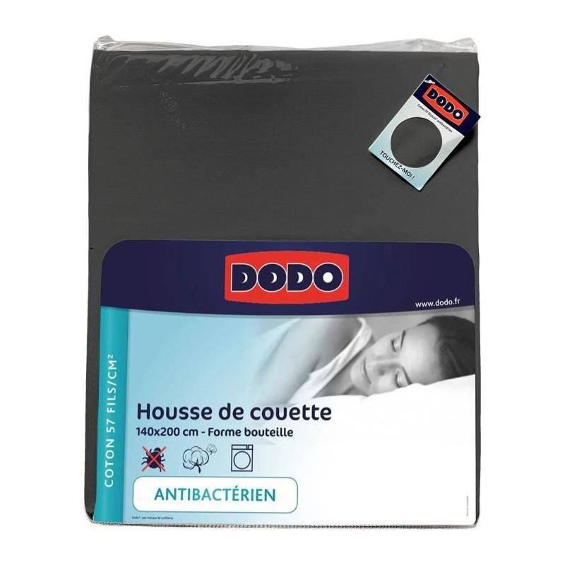 VIDAXL Ensemble de housse de couette Anthracite 140x200 cm Microfibre