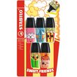 stabilo lot de 5 mini surligneurs boss mini sweet friends