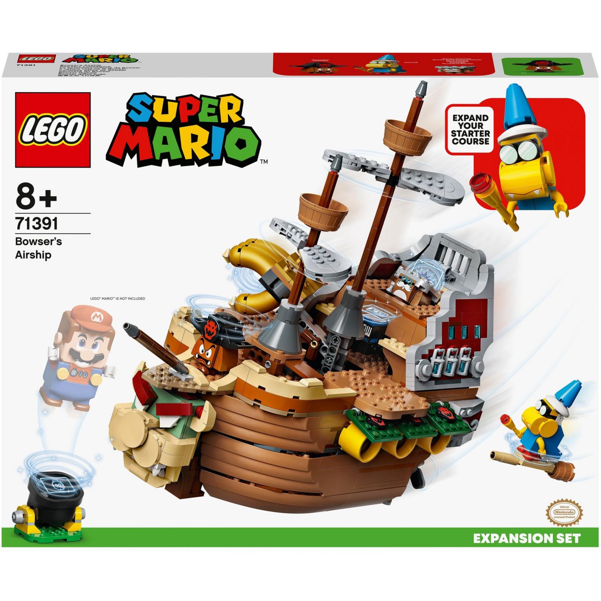 LEGO Super Mario 71431 Ensemble d'Extension Bolide de Bowser, Jouet de Kart  pour Enfants Dès 8 Ans avec Figurine Bowser pas cher 