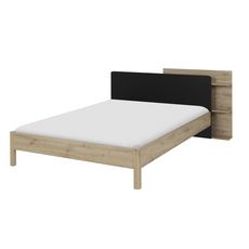 Tête de lit avec tablettes de rangement pour lit 90x190cm MARCUS