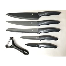 ACTUEL Bloc de 5 couteaux avec éplucheur