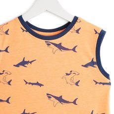 IN EXTENSO Débardeur requins garçon (Orange)