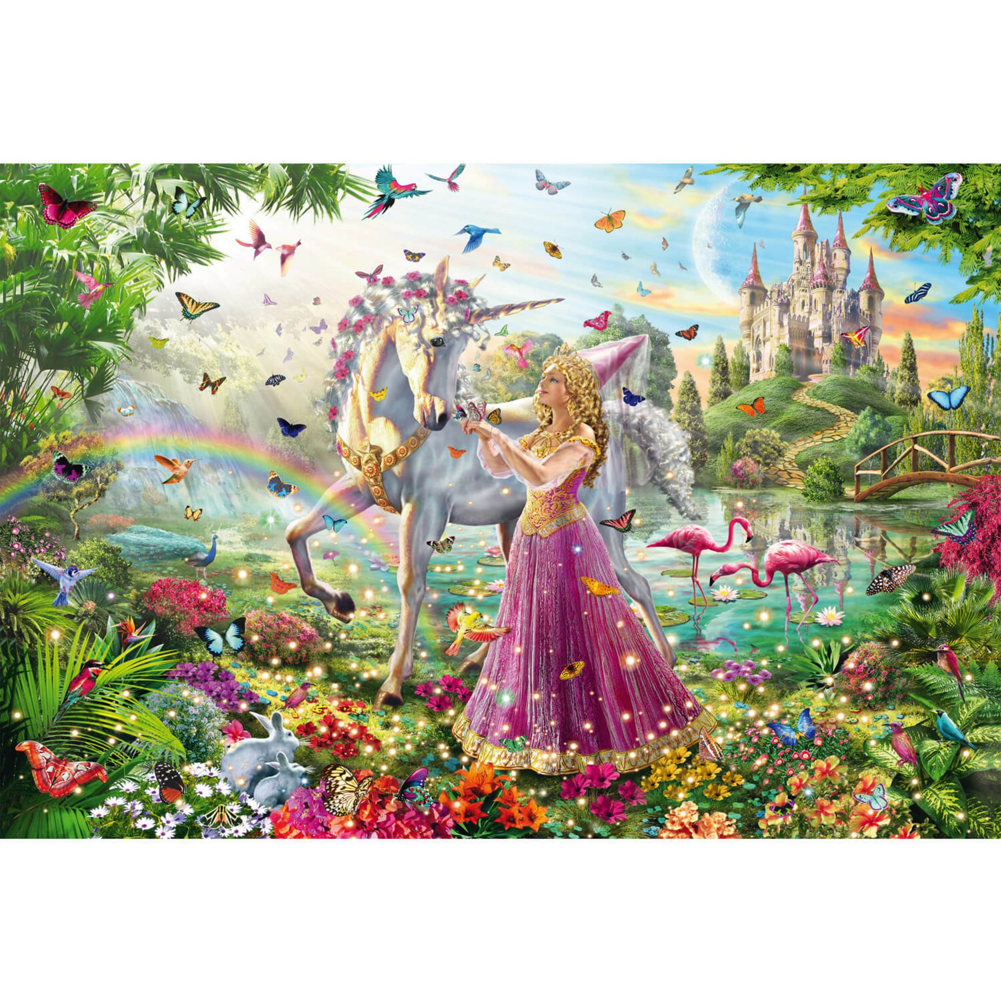 Schmidt Puzzle 200 pièces : Belle fée dans la forêt magique pas cher 