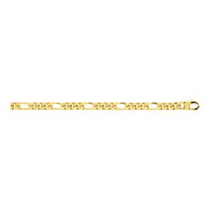 Bracelet Homme - Plaqué Or - Longueur : 18 cm