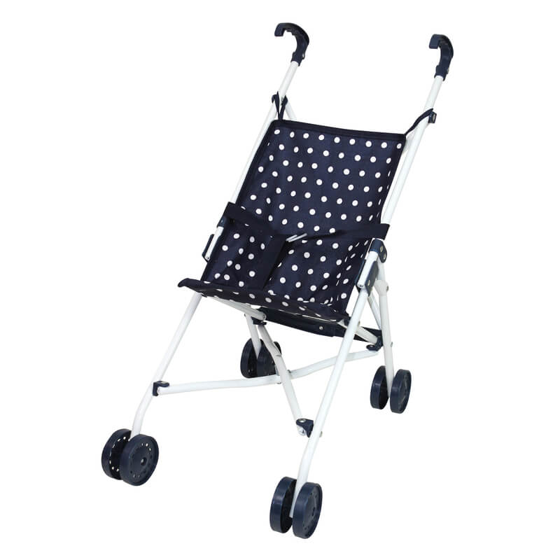 PICWICTOYS Poussette Canne Bleu Pois pas cher Auchan