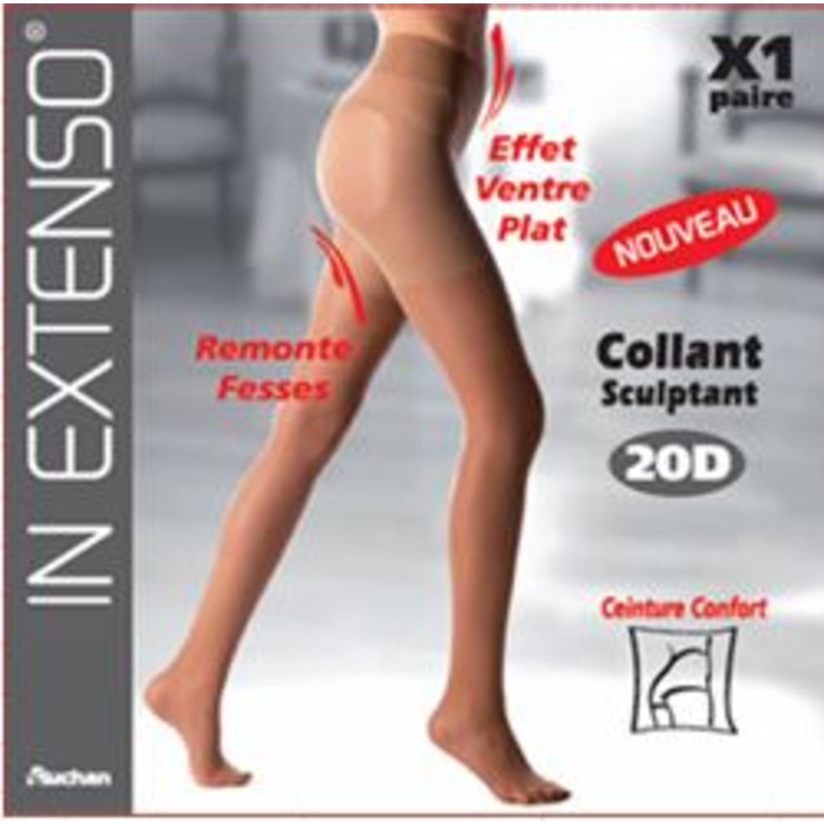 IN EXTENSO Collant Sculptant 20D pas cher Auchan