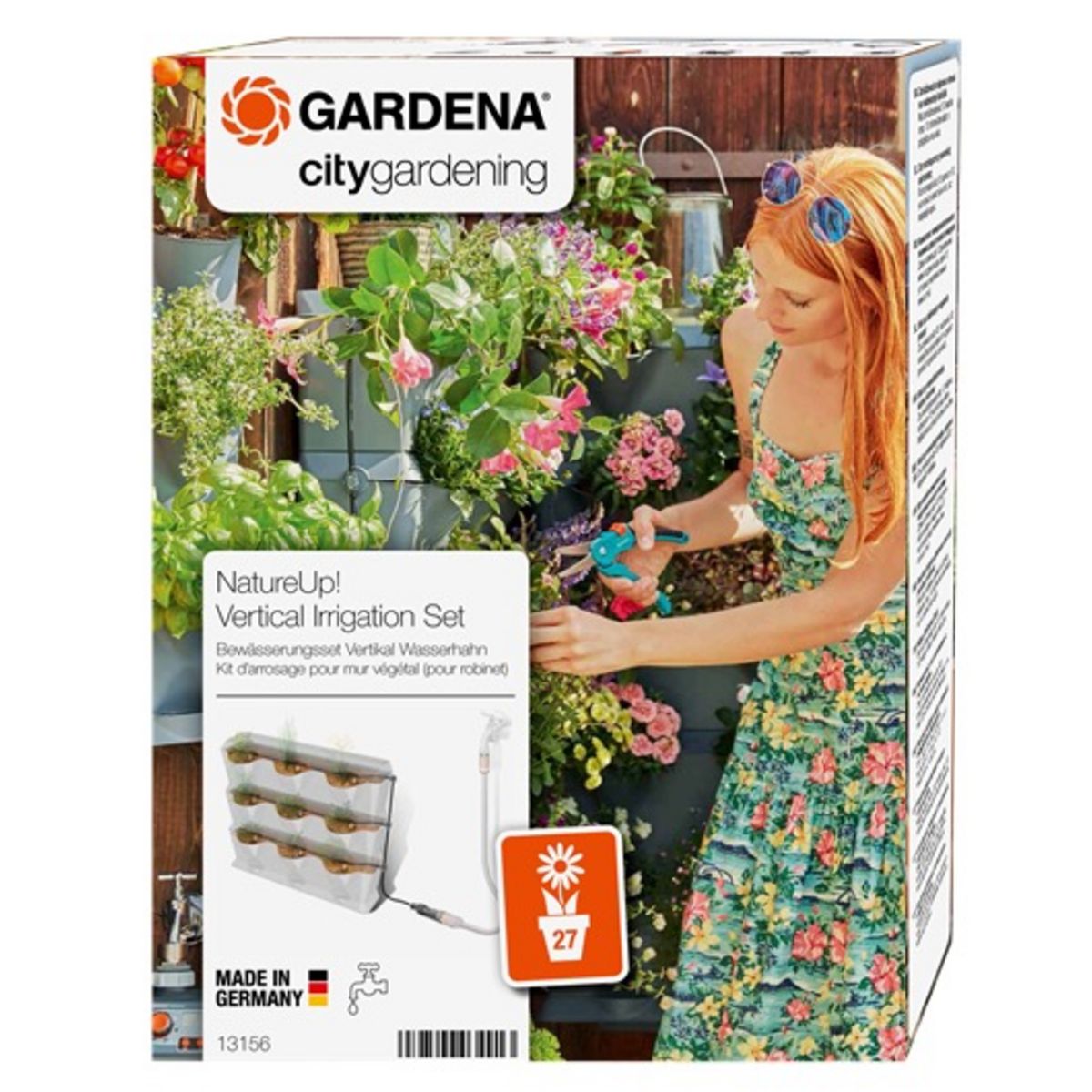Gardena Kit d'arrosage pour mur végétal de 9 modules