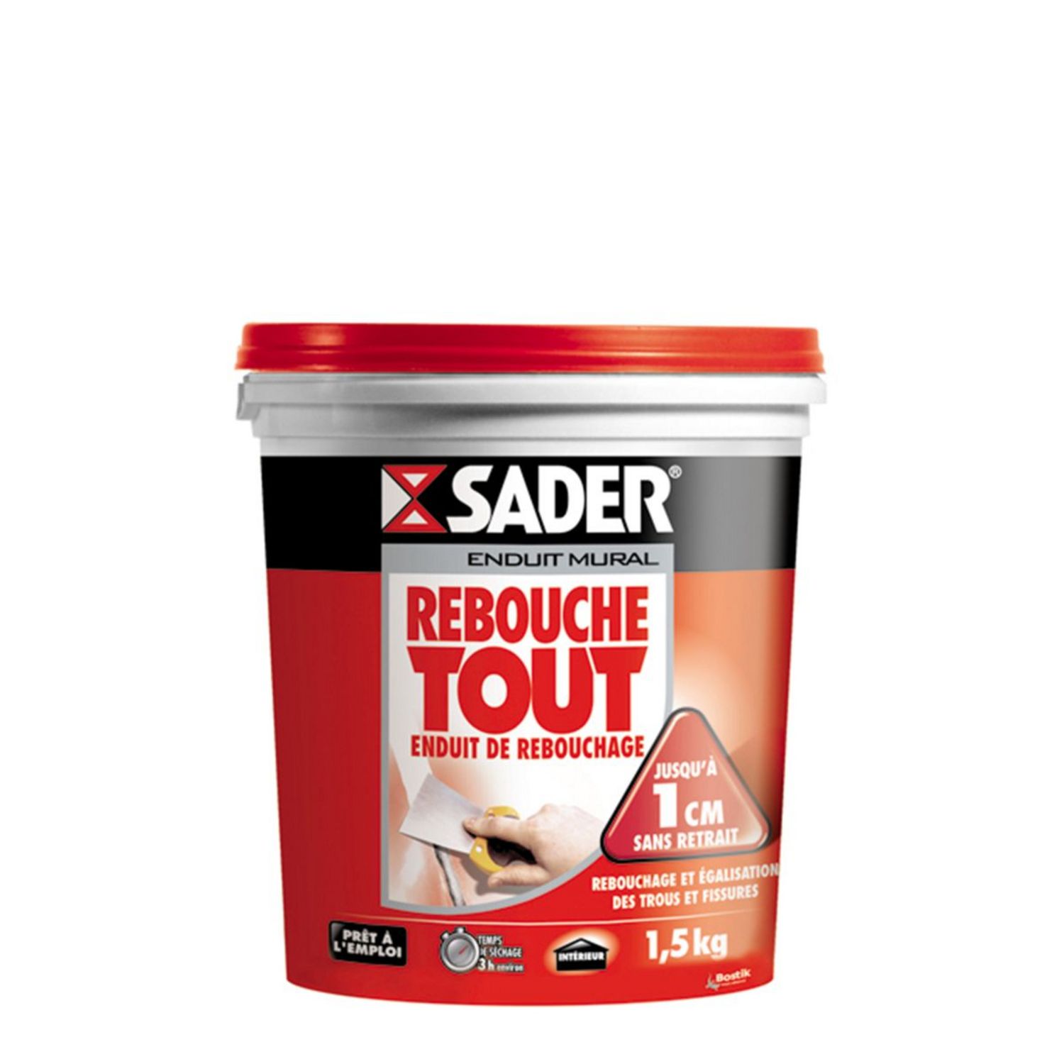 SADER BOS SADER ENDUIT LISSAGE PATE1.5 KG pas cher 