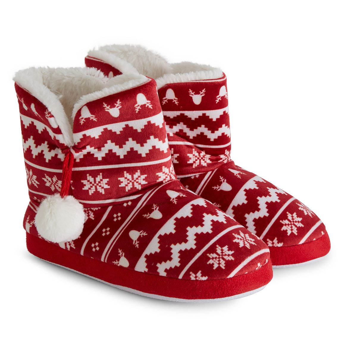 Chaussons noel online femme