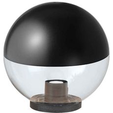 Sphère d'extérieur en PMMA, 300mm, E27,  demi lune  anti pollution nocturne