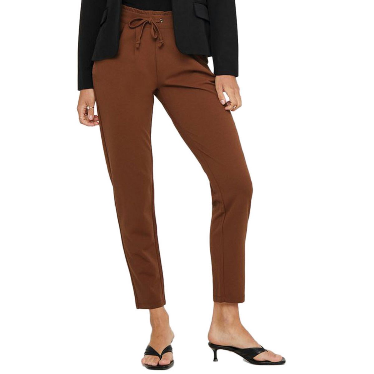 Pantalon 2024 marron femme