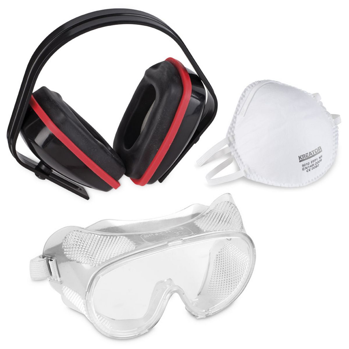 KREATOR Kit protection - masque/antibruit/lunettes