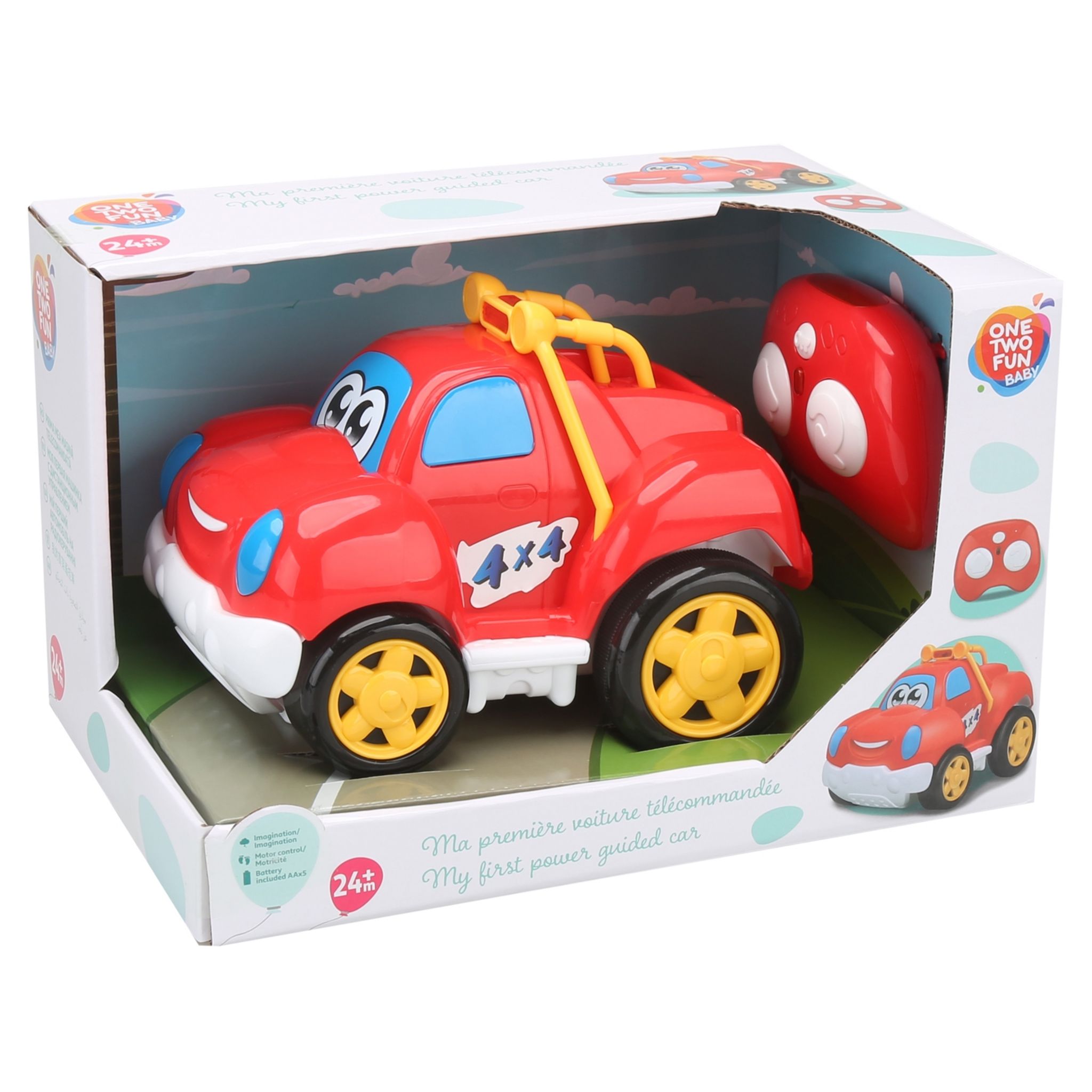 One Two Fun Ma Premiere Voiture Telecommandee Pas Cher A Prix Auchan