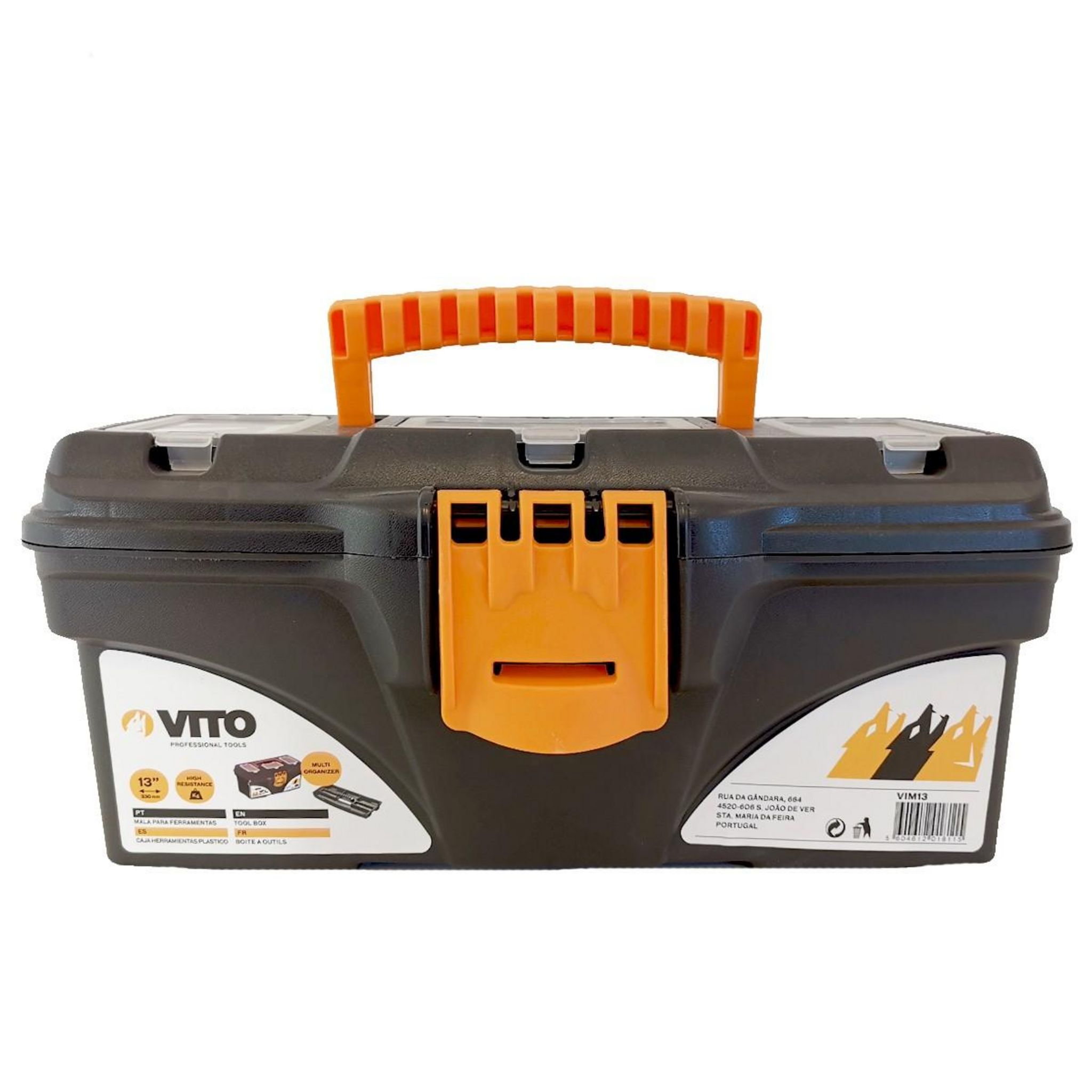 VITO Pro-Power Boite à outils 13 VITO 320 x 165 x 136 mm- Caisse a outils  multi-rangement haute résistance pas cher 
