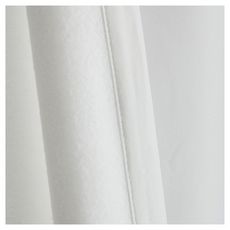 TODAY Rideau à oeillets isolant double face en polyester 140x240 cm (Blanc)