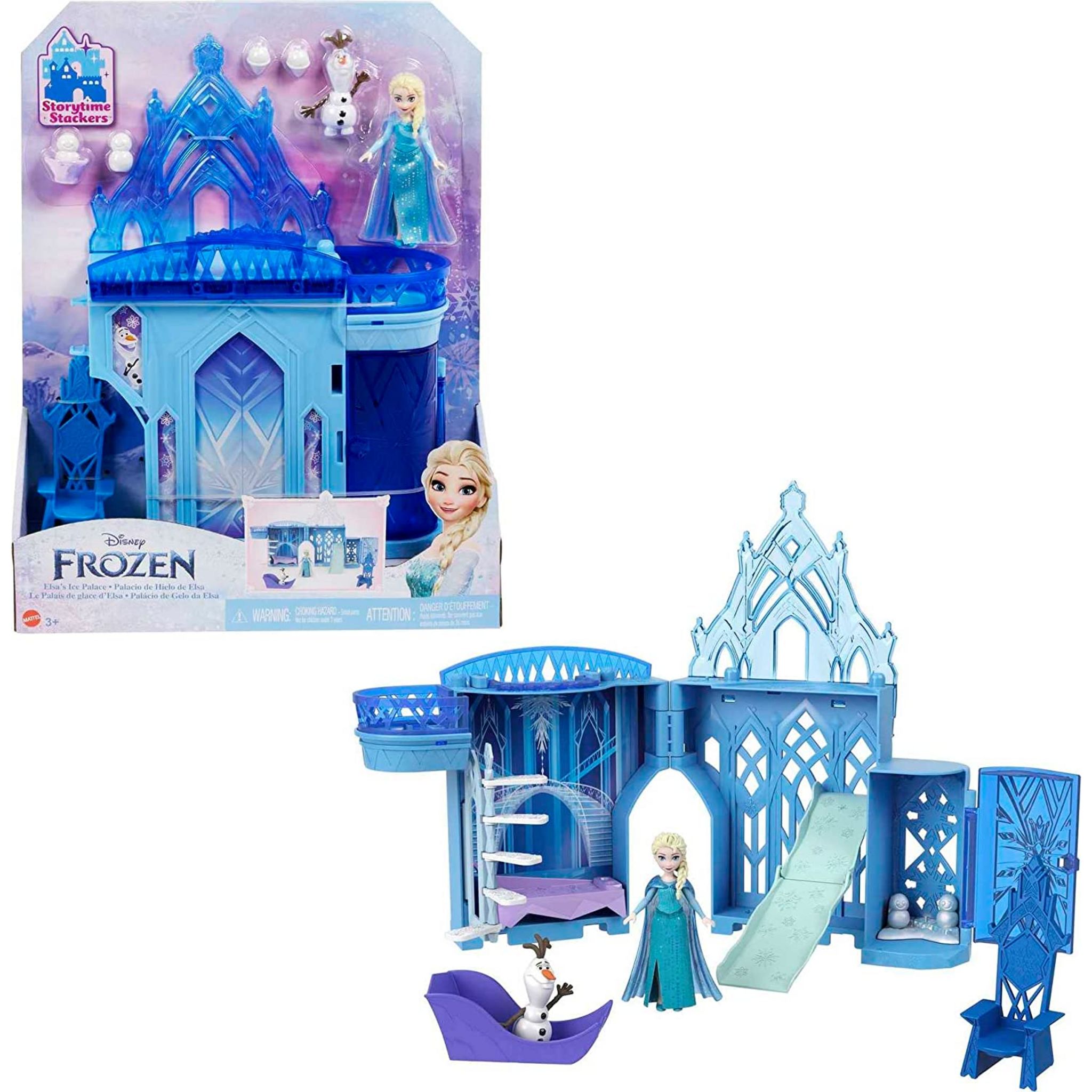 Disney La Reine des neiges 2 : Palais de glace d'Elsa avec poupées