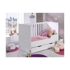 Ensemble Lit Bebe 70 X140 Cm Evolutif En 90 X 190 Cm Nuage Matelas Bebe Belle Nuit Pas Cher A Prix Auchan