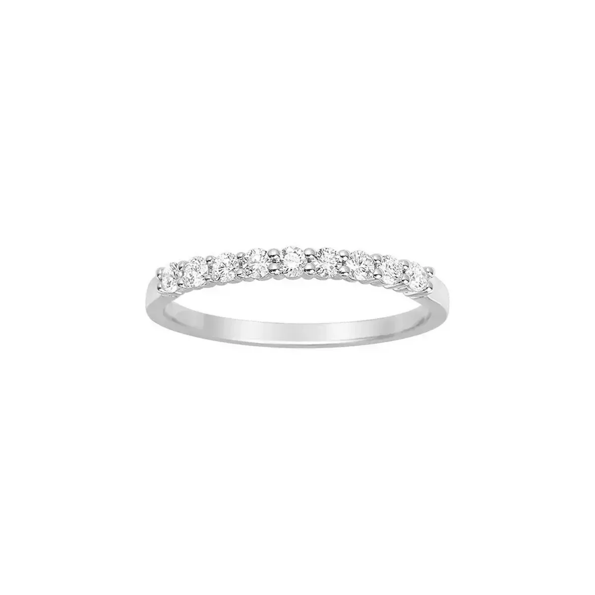 Tousmesbijoux Alliance Femme - Or 18 Carats - Diamant 0,26 Carats