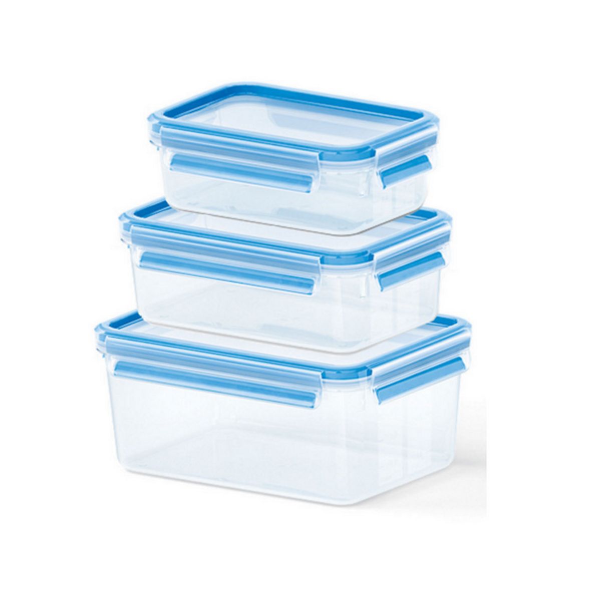 Club Cuisine boîtes pour charcuterie transparent bleu