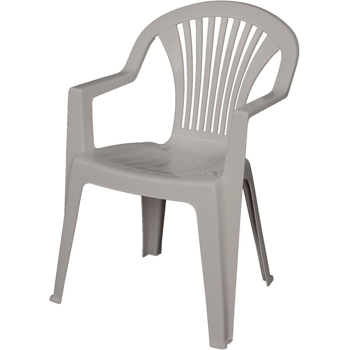 Fauteuil empilable LIDO taupe