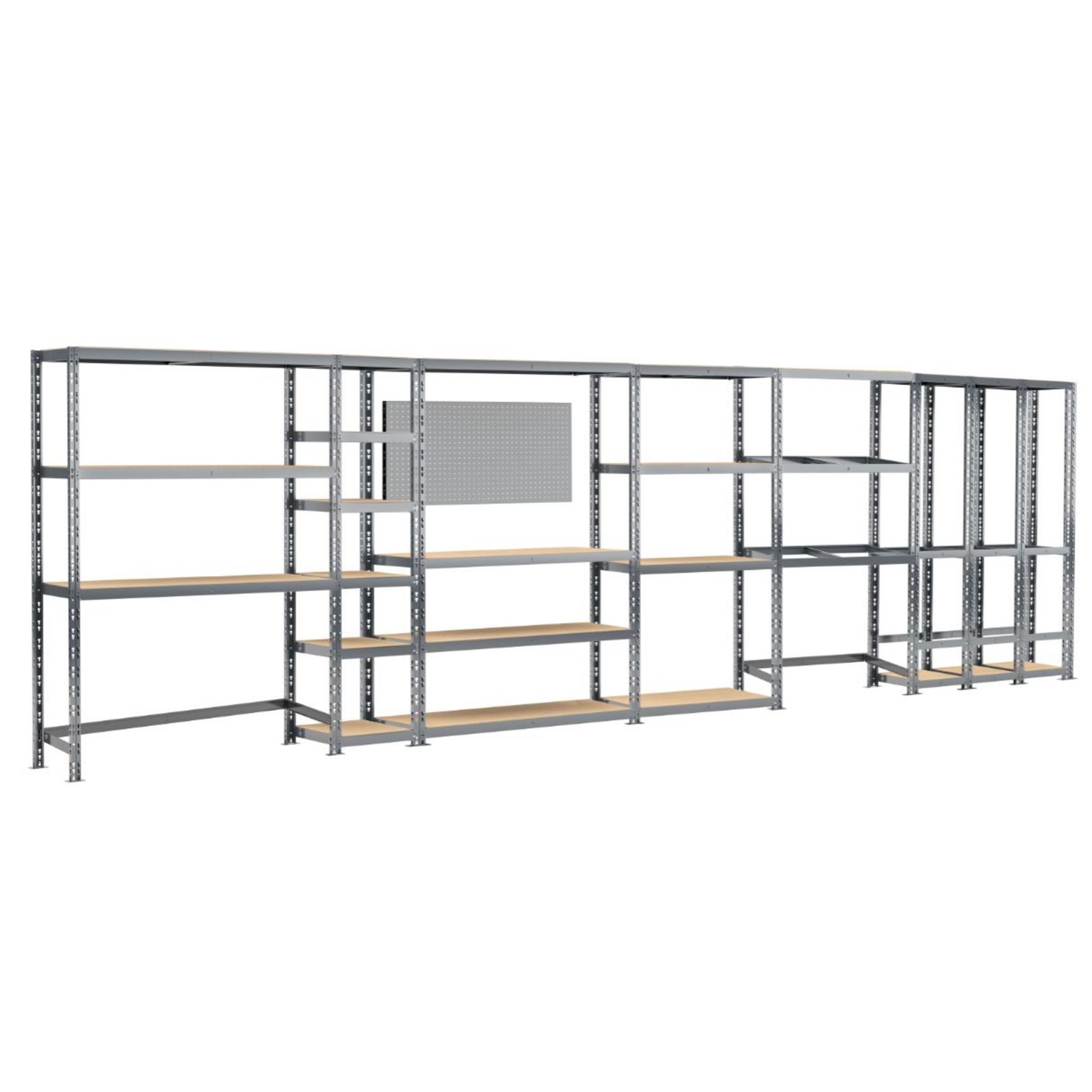 Module d'Extension G pour Étagère Métallique 105 cm - Système Extension -  Modulo Storage