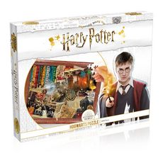  WINNING MOVES Puzzle - Harry Potter Poudlard - 1000 pièces Pack Blanc
