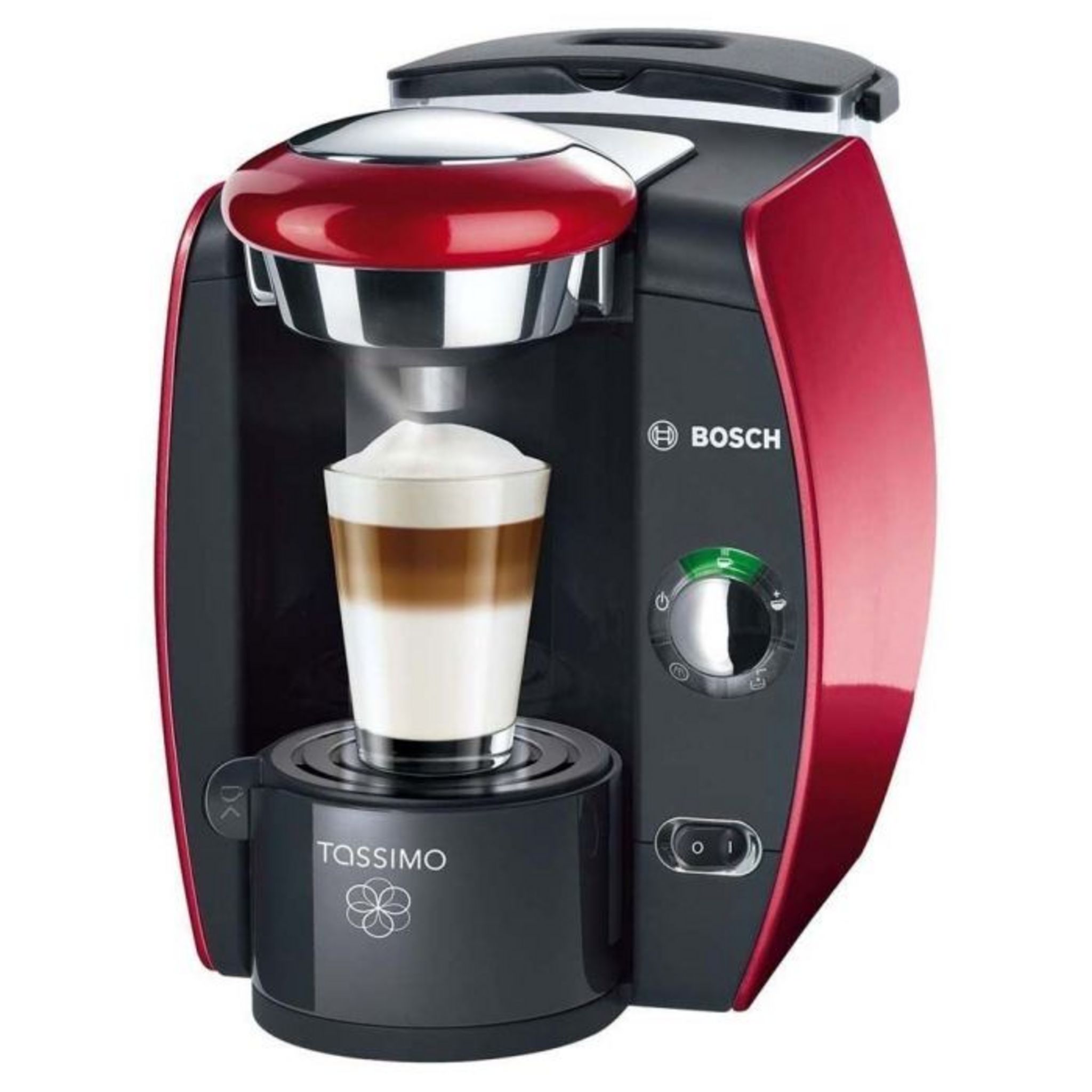 Cafetière BOSCH TASSIMO rouge TAS16B3C2 + 321 dosettes - Electro Dépôt