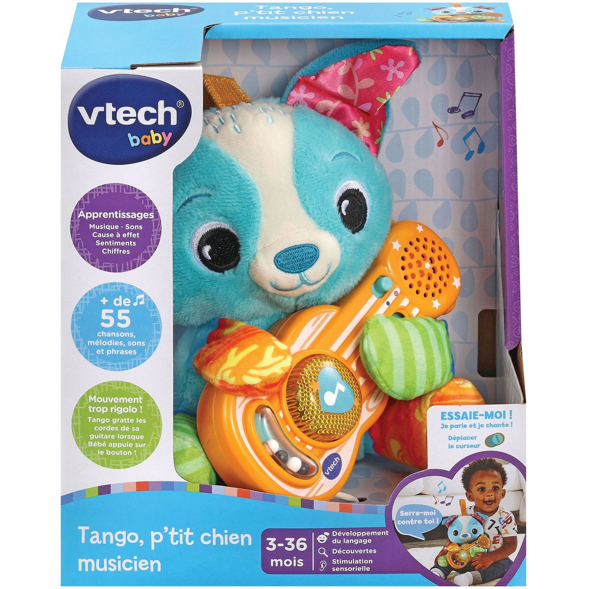 VTech - P'tit volant des découvertes – Volant Bébé / 6 Mois-3 Ans