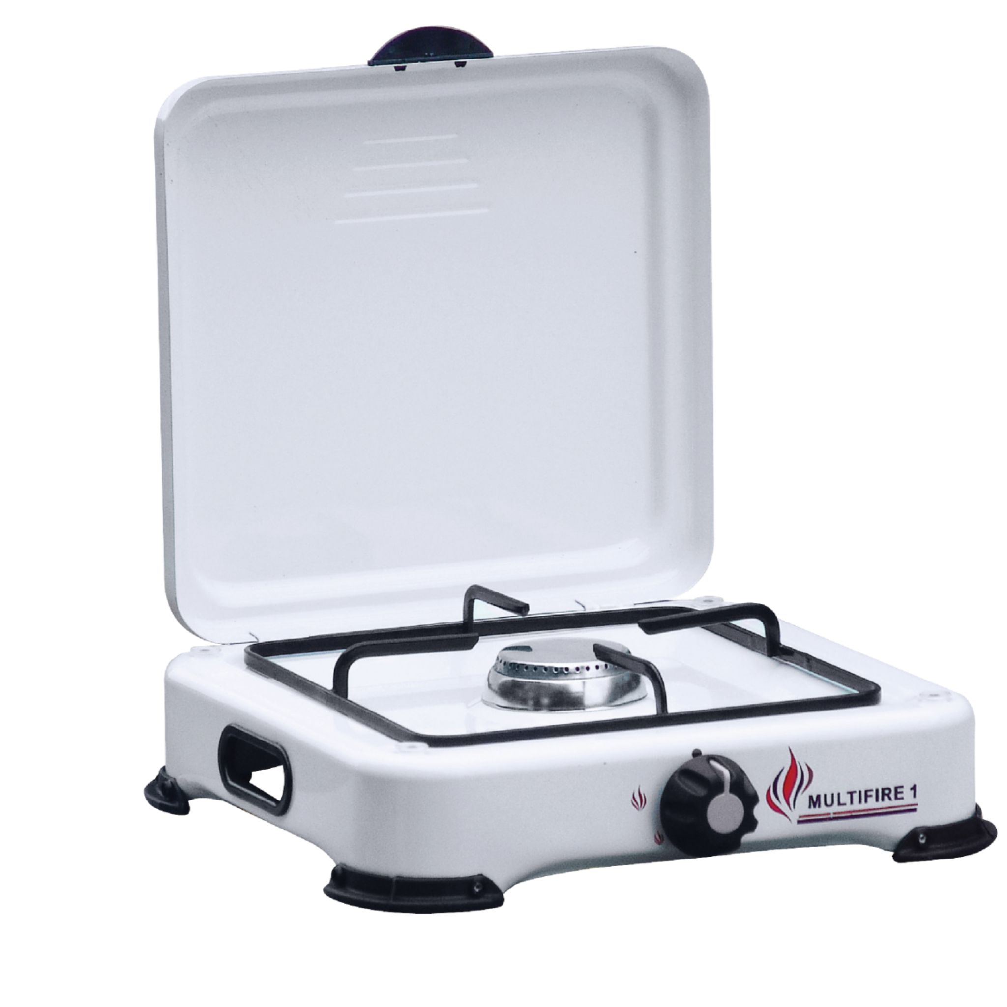 INTEC Plaque de cuisson gaz portable 2 feux 3200W Réchaud à gaz butane ou  propane Blanc laqué Couvercle : : Cuisine et Maison