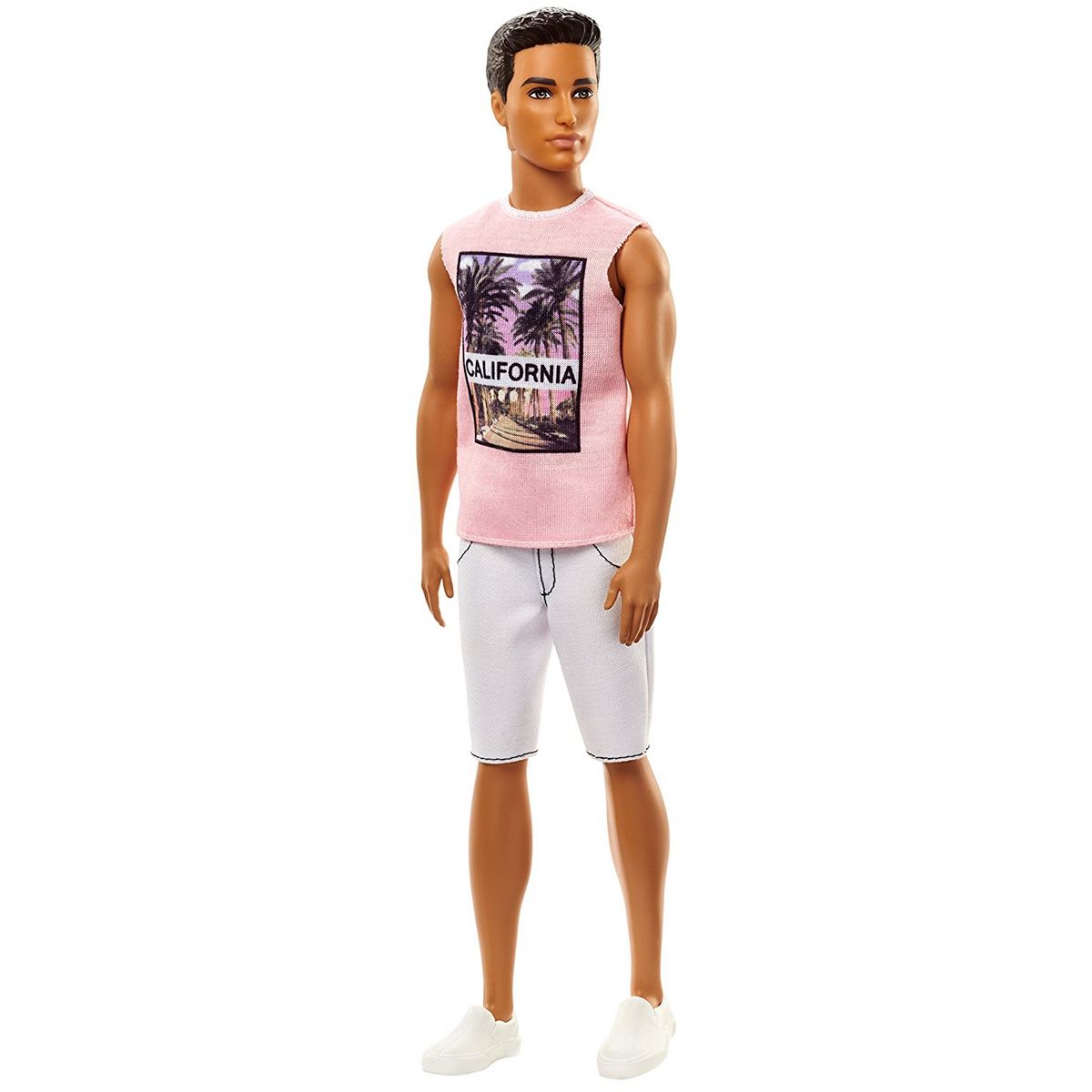 Mattel - Barbie Fashion Pack Ken - HJT23 - Ensemble tenue de vêtements pour  poupée Ken - T-shirt Malibu + Short à carreau noir et blanc + baskets  blanche - Accessoire poupée - Achat & prix